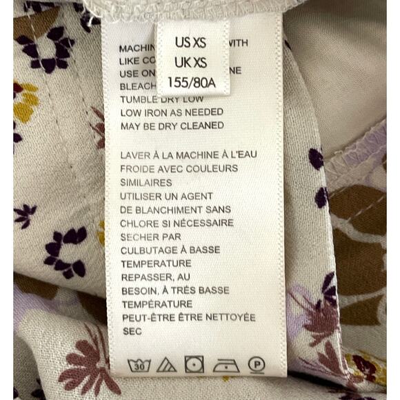 Free People Can't Take My Eyes Off Of You Floral Flare Pant Tea Combo XS Boho - Picture 10 of 11